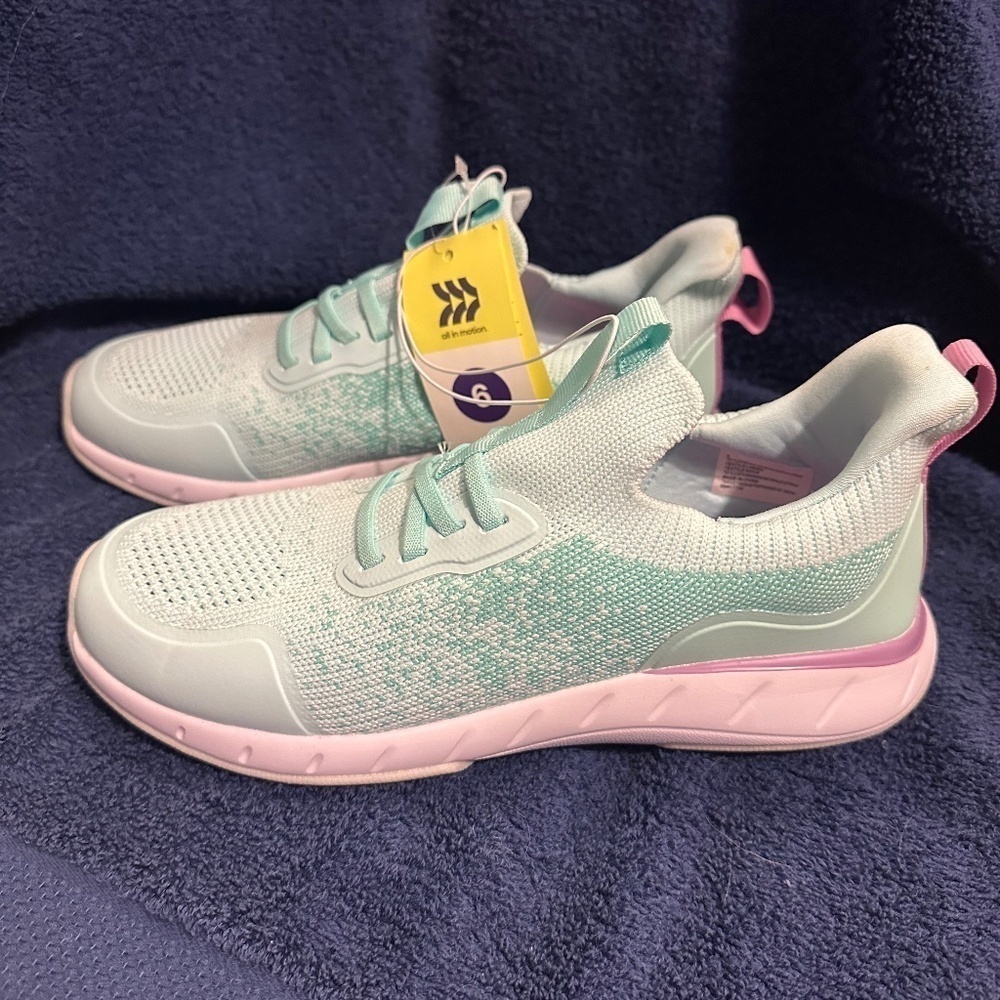 Harley Davidson Kids Sneakers Mint Green Size 6